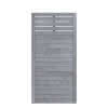 Zaun NEO DESIGN mit Gitter grau 89x179 