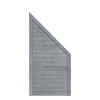Zaun NEO DESIGN Anschluß grau 89x179/89 