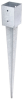 Einschlagbodenhülse fvz. 101x101x900 mm 