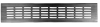 Lüftungsblech Alu 400x100 mm matt-elox. 