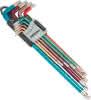 TX-Stiftschlüssel-Satz 9-tlg. Farbe Tx10-Tx50 Lang Cv