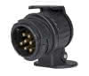 Miniadapter Caravan Universal 12V Stecker 13polig auf Dose 7polig