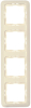 Abdeckrahmen RIVO 4-fach creme 
