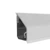 Wandanschlussl. Design 3m silber 