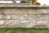 Travertin - Mauerstein Myra 35x18x15 cm, VS+RS gespalten