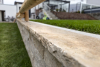 Travertin - Mauerabdeckplatte Myra 100x28x5 cm, OF geschliffen