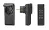 Funksteckdosen-Set schwarz 2+1 IP44 Reichweite ca. 25m