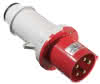 Stecker CEE 400V rot 63A 