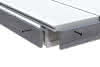 Abschluß Platinum grau 10x62x2000 DreamDeck WPC