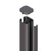 System Pfosten Basic anthr. Erdv. L2980 7x7cm