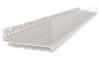 PVC-Sockelprofil Vario 3 Gewebe (BK2115) 180-220 mm weiß Länge 2.000 mm 12,5 cm