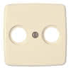 Abdeckung f. Ant-steckd. RIVO 2-f. creme 