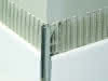 Blanke Cubeline Eckschutzprofil Alu silber kreuzgeschliffen, 11mm / 2,5m