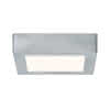 Wandleuchte WallCeiling Lunar LED-Panel 170x170mm 12W Chrom matt Alu