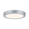 Wandleuchte WallCeiling Lunar LED-Panel 300mm 18W Chrom matt/ Alu