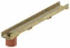 ACO Self Euroline Flachr. m.Stutz.o.Rost L 1000 mm, B 118 mm, H 55 mm