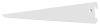 Tragarm 50 zweireihig weiß 370 mm lose mit EAN