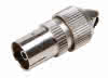 Koaxialkupplung gerade Metall 6,5mm 