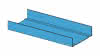 Knauf UW-Profil 100/40 4,00 m C5M Korrosionsschutz blau