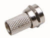 F-Stecker wasserdicht 4,9mm 2 Stück 