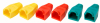 Markierungshülsen RJ45 6 Stück 2xgelb, 2xorange, 2xgrün