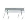Spotlight Frame LED 2x4,5W weiß matt Chrom Metall