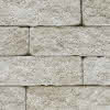 Schichtmauerwerk Einzelstein Antik 50x25x15 cm, weiß nuanciert