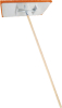 Deckenreibebrett mit Stiel 20x40cm, Stiel 130cm