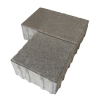 K4-Pflaster 24x16x8cm Nr.014 grau, Maschinenverlegung, m.F.
