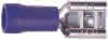 Flachsteckhülsen 6,3 mm blau (20 Stück) 1,0-2,6
