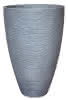 Rillentopf rund betonfarbe ca.40cm H60cm 