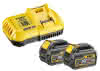 DeWalt DCB118T2-QW Starter-Set FlexVolt bis 6Ah, 2 Akku und Ladegerät