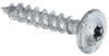 Holzschraube Speed Rus. silber 7x40 mm (4 Stück)