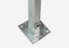 Pfosten m.Bodenplatte fvz 60/40L:893mm 