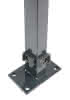 Eckpfosten m.Bodenplat.anthr.60x40x893mm 