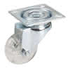 Lenkrolle verz. PU-Reifen GL Ø50x20 mm Platte 60x60xmm, TK 40 kg
