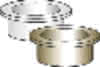 Drückerlager Kunststoff weiss 20/18 mm (4 Stück) Skinkarte