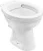 Stand-WC CORNAT clean tief weiss erhöht spülrandlos