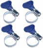 Schlauchschellen m. Flügelmutter 12-20mm (4 Stück)
