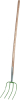 Dunggabel grün 4 Zinken Stiel 135 cm Sperrgut