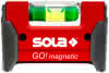 Kompakt-Wasserwaage GO! magnetic CLIP mit Gürtelclip und magnetisch