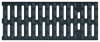 ACO Compositrost schwarz Kl.C 0,5m Drainlock, Microgrip