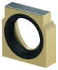 ACO Multiline Seal In V100S Stirnw.Typ 5 m.Ablauf. Kante verzinkt