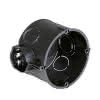 KAIS Gerätedose flach, 60x46 mm Kunststoff schwarz #1055-04