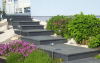 Basalt Stellstufe Palace 150x14,5x3 cm, VS geschl. + RS gefl.