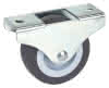 Bockrolle verz. Softrad TPE Ø50x19 mm Platte 68x26 mm, TK 55 kg