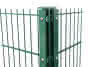 GW Eckpfosten Typ F Flacheisenabdeckl.f. DSM 1230 mm 60x40x2x1700 mm moosgrün
