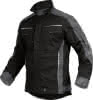 Jacke schwarz/grau Gr.L 290gr.55% Baumwolle / 42% PES / 3% Span.