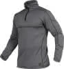 Funktionsshirt grau/schwarz Gr.M 250gr. 100% Polyester-Fleece, Coolpass