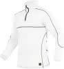 Funktionsshirt weiß/grau Gr.M 250gr. 100% Polyester-Fleece, Coolpass